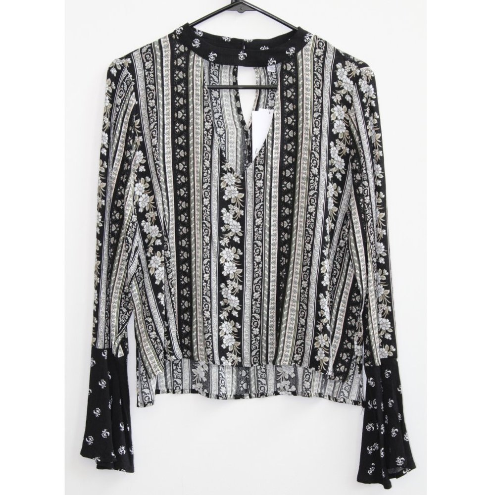 NWT, Love, Fire, Boho Chic Long Sleeve blouse, Size M